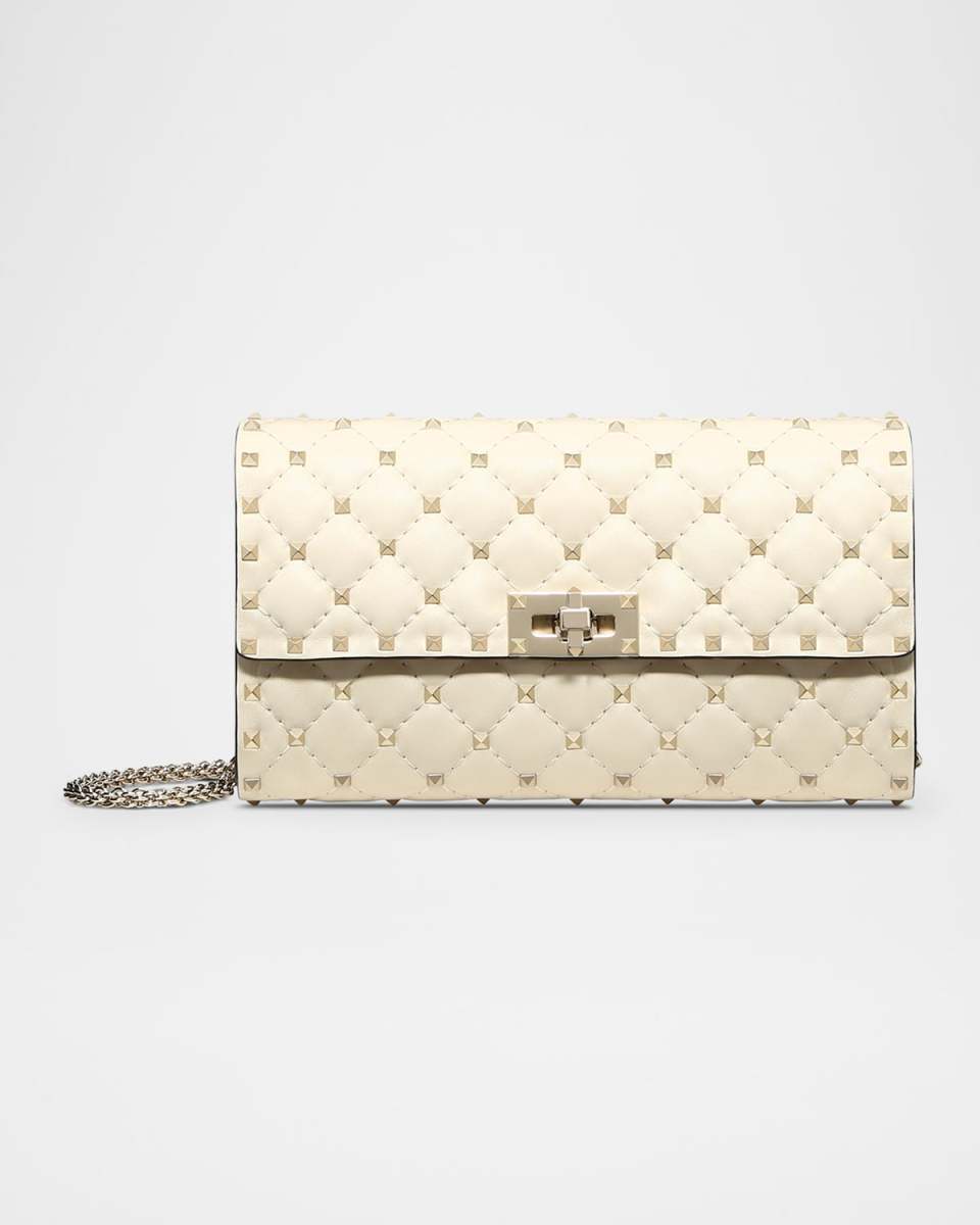Rockstud Small Quilted Leather Shoulder Bag